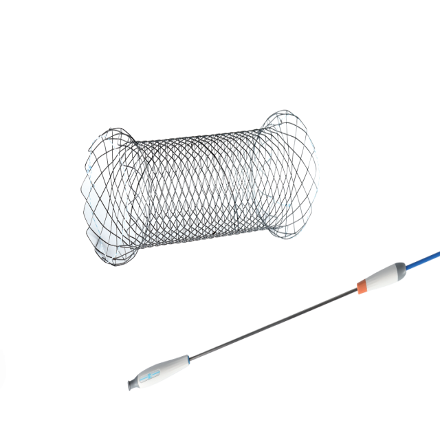 Medical Nitinol Silicone Segmented Stent with Delivery System