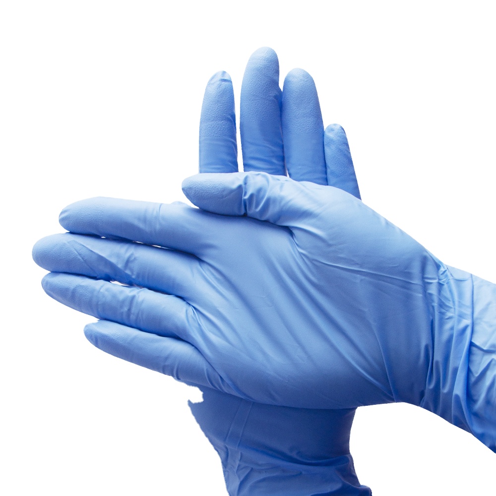 Affordable Blue Disposable Nitrile Gloves